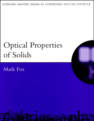 Mark Fox - Optical Properties Of Solids.