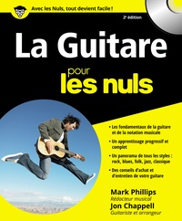 Ebooks gratuits téléchargements torrent La Guitare pour les nuls par Mark Phillips, Jon Chappell  9782754001243