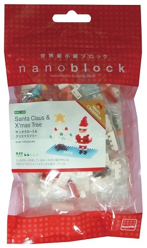 Sachet Nanoblock Santa Claus & XMas Tree