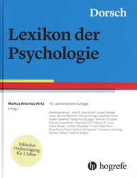 Markus Antonius Wirtz et Guy Bodenmann - Dorsch - Lexikon der Psychologie.
