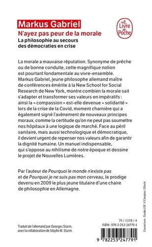 N'ayez pas peur de la morale. La philosophie au secours des démocraties en crise