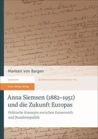 Anna Siemsen (1882–1951) und die Zukunft Europas