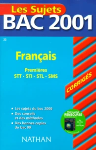 Francais 1eres Stt/Sti/Stl/Sms. Corriges 2001