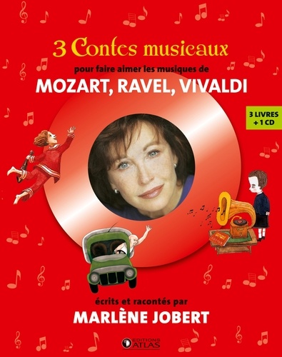 Marlène Jobert et Emily Walker - 3 contes musicaux pour faire aimer les musiques de Mozart, Ravel, Vivaldi - En route pour les étoiles ; Pierre et la pluie magique ; Le Mystère de l'homme gorille. 1 CD audio