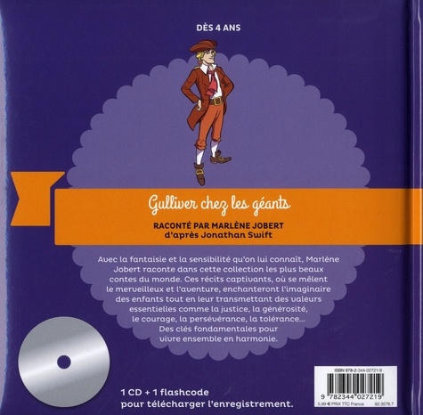 Gulliver chez les géants  avec 1 CD audio