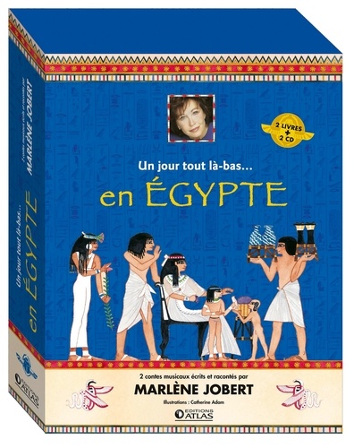 L'Egypte ancienne. Coffret 2 volumes : Cléopâtre et le scarabée magique ; Toutankhamon et la larme d'or  avec 2 CD audio