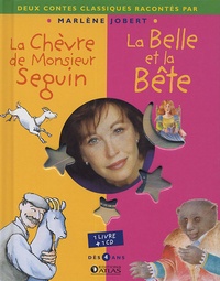 Marlène Jobert - La Chèvre de monsieur Seguin ; La Belle et la Bête. 1 CD audio