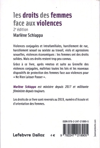 Les droits des femmes face aux violences 2e édition