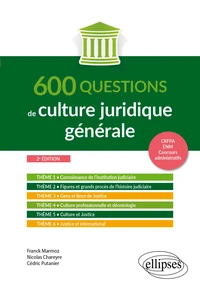 600 questions de culture juridique générale
