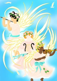 Les anges musiciens