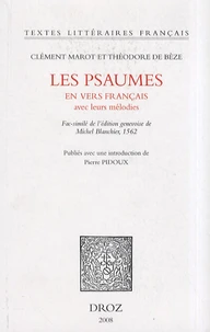 Les psaumes en vers français avec leurs mélodies