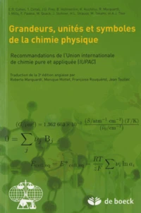 Grandeurs, Unités et Symboles de la Chimie Physique