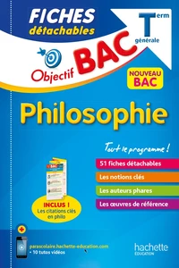 Fiches détachables Philosophie Tles L,ES,S