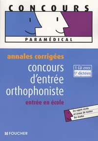 Concours d'entrée orthophoniste