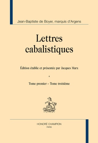  Marquis d'Argens - Lettres cabalistiques - 2 volumes.
