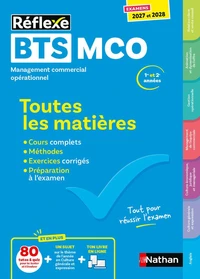 Toutes les matières BTS MCO 1re et 2e années
