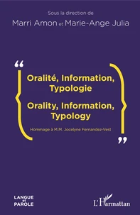 Oralité, information, typologie