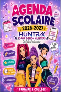 Agenda Scolaire 2026-2027 - KPop Demon Hunters