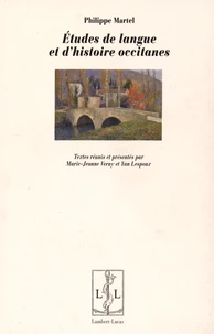 Etudes de langue et d'histoire occitanes