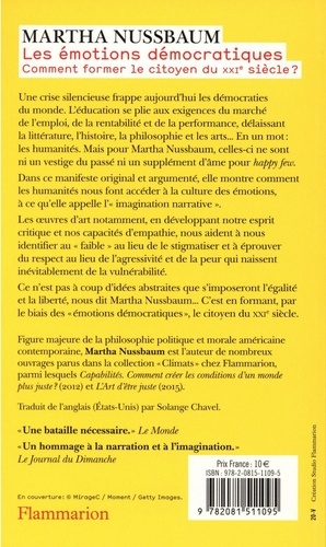 Les émotions démocratiques. Comment former le citoyen du XXIe siècle ?