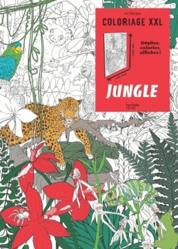 Marthe Mulkey - Coloriage XXL jungle.