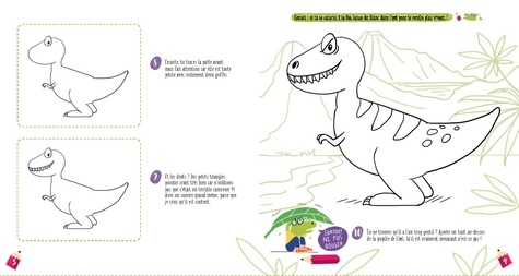 Je dessine les "gigas" dinosaures