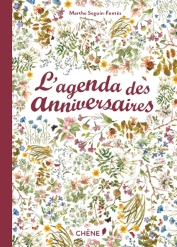 Marthe Seguin-Fontès - L'agenda des anniversaires.