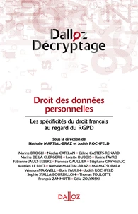 Droit des données personnelles