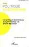 Martial Foucault - Politique européenne N° 42/2013 : Les politiques économiques européennes face à la grande récession.