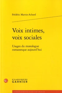Voix intimes, voix sociales