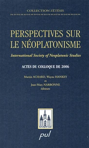 Perspectives sur le néoplatonisme