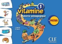 Malette pédagogique vitamine 1 comprenant des flashcards et des posters