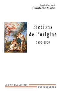 Fictions de l'origine