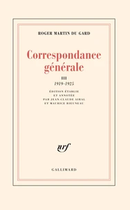 Correspondance générale