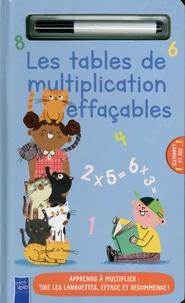 Les tables de multiplications effaçables