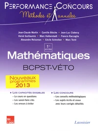 Mathématiques 1re année BCPST-VETO