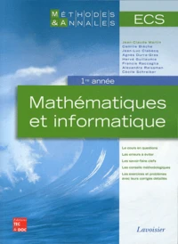 Mathématiques et informatique ECS 1re année