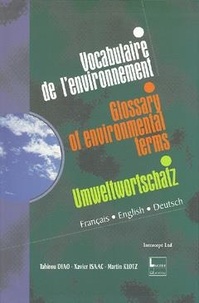 Martin Klotz et Tahirou Diao - Vocabulaire De L'Environnement.
