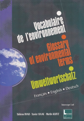 Martin Klotz et Tahirou Diao - Vocabulaire De L'Environnement.