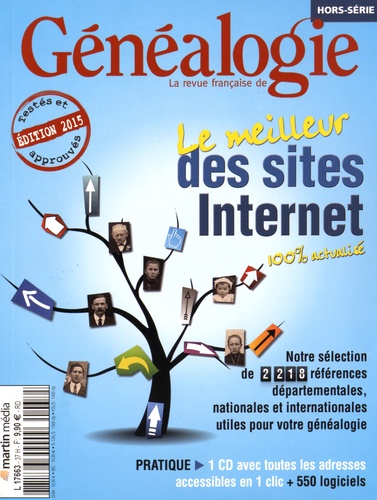 Pierre-Valéry Archassal et Jean-Yves Baxter - La revue française de généalogie Hors-série : Le meilleur des sites internet. 1 Cédérom