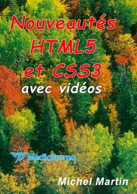 Nouveautés HTML5 et CSS3 avec vidéos