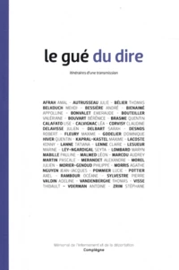 Le gué du dire