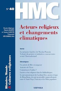 Acteurs religieux et changements climatiques