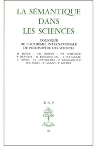 La Semantique Dans Les Sciences