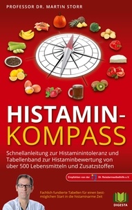 Martin Storr - Histamin-Kompass - Schnellanleitung zur Histaminintoleranz und Tabellenband zur Bewertung von über 500 Lebensmitteln und Zusatzstoffen.