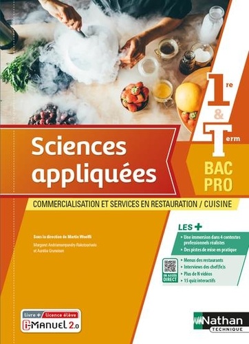 Martin Woelfli - Sciences appliquées 1re et Term Bac Pro - Commercialisation et services en restauration/cuisine.