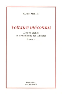 Voltaire méconnu