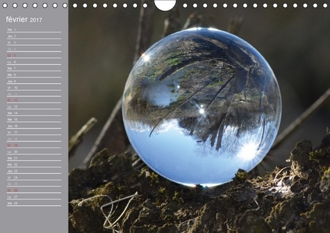Hommage à la boule de verre (Calendrier mural 2017 DIN A4 horizontal). Le monde est rond comme une boule de verre. (Calendrier anniversaire, 14 Pages )