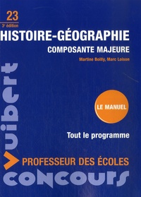 Martine Boilly et Marc Loison - Histoire-Géographie composante majeure - Concours professeur des écoles.