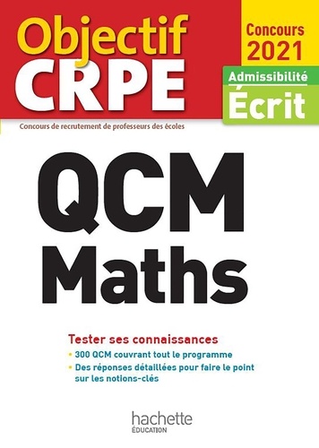 QCM Maths. Admissibilité Ecrit  Edition 2021